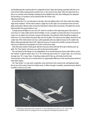 full size printed plan 1974 free flight class a-b  wingspan  60 “ engine .19 - .23 "star seeker" machine for winning