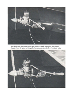full size printed plan 1974 free flight class a-b  wingspan  60 “ engine .19 - .23 "star seeker" machine for winning