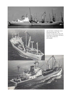 full size printed scale drawing scale 1:192 cargo ship with heavy lifting "stratheden" suitable for radio control