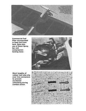 full size printed plan & building notes  ultimate' 1/2 a combat **tamerlane**  wingspan 28 or 36 inch
