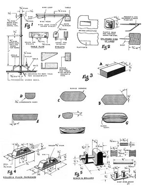 full size printed plan semi scale 1:144  cargo passenger ship m.v. taranaki suitable for radio control