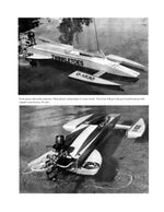 full size printed plan twinkletoes outrigger hydro  length 29”  engine 3.5cc outboard  for radio control