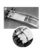 buil a semi scale 1:30- 1:35  ank landing craft lct-6 for radio control full size printed plan