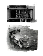 buil a semi scale 1:30- 1:35  ank landing craft lct-6 for radio control full size printed plan