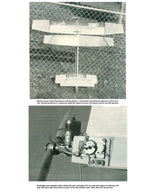 full size printed plans vintage 1983 freeflight "royal lancer" for .15 w/s 55"