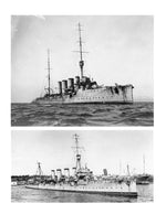 full sizefull size printed plans scale 1/96 bristol class light cruiser  h.m.s. glasgow