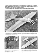 full size printed plan control line profile  stunter  the flip a fine project for any young modeler