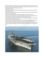 aircraft carrier scale 1:320 40" u.s.s. kennedy full size printed plan and article for radio control