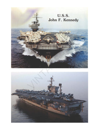 aircraft carrier scale 1:320 40" u.s.s. kennedy full size printed plan and article for radio control