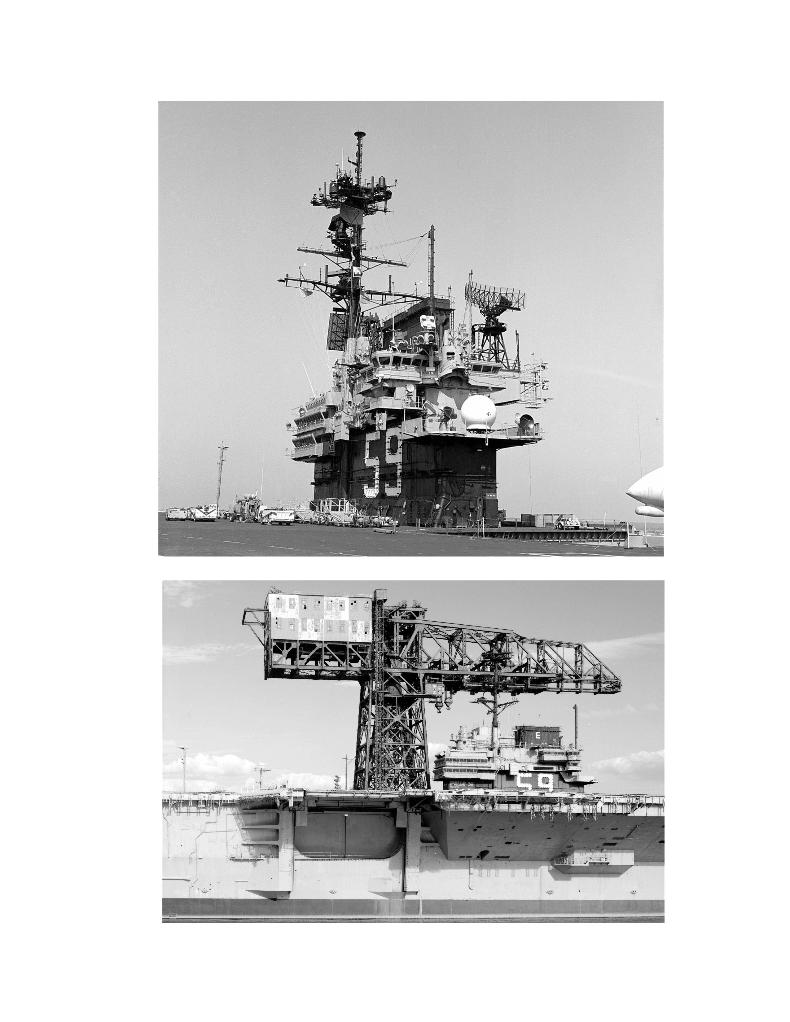 full size printed plan vintage 1958 scale 1:240 aircraft carrier u.s.s. forrestal  what a model she makes!