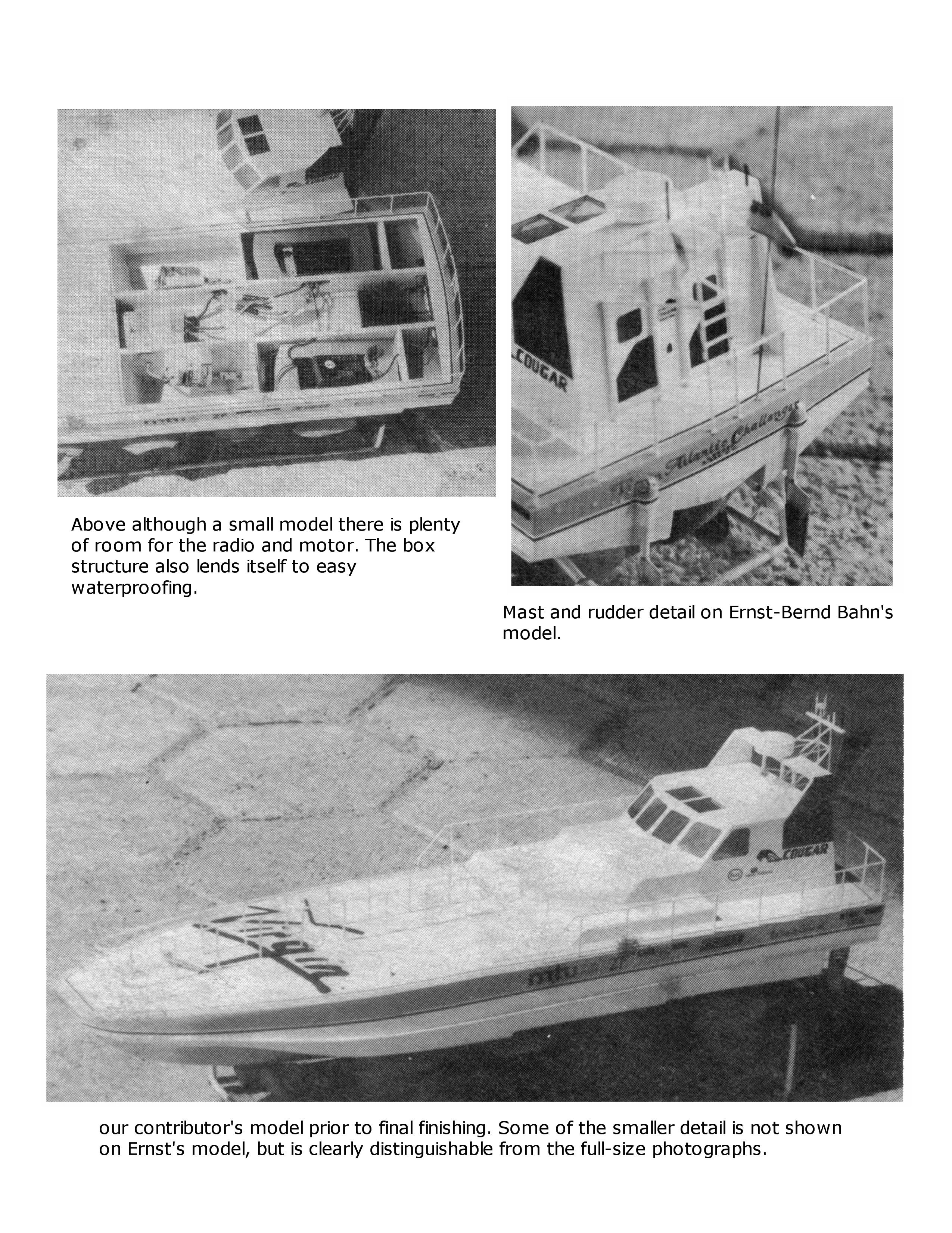 full size printed plan semi‑scale 1/32 "virgin atlantic challener" for radio control