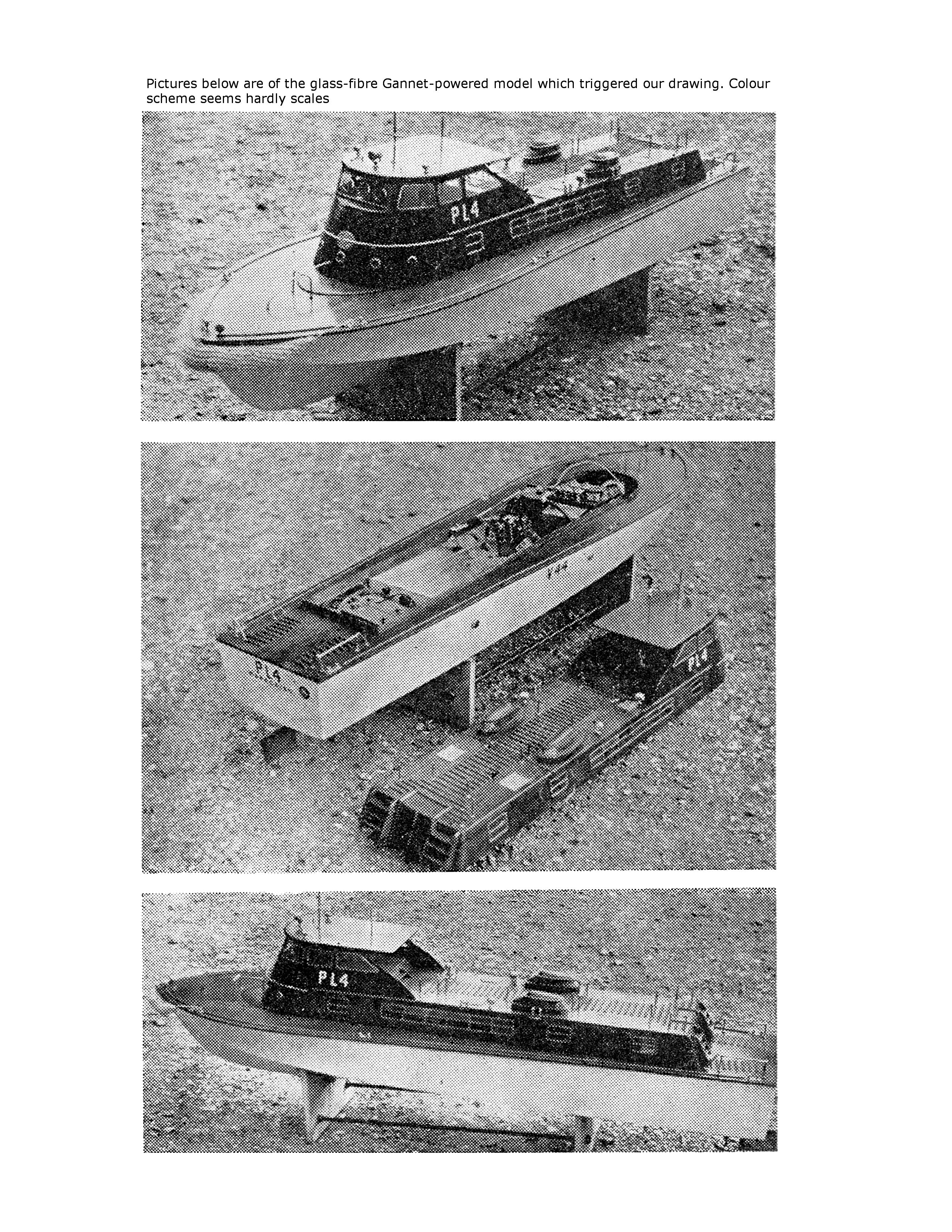 full size printed plan vintage 1959 scale 1:21 80 ft. personnel launch "vosper, pl4