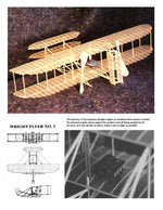 full size printed plans peanut scale "wright flyer no.3" structure is actually quite simple