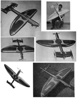 full size printed plans and article w/s 52" .35 engine shiek classic stunt