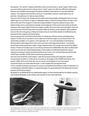 full size printed plan vintage 1982 control line stunter “dove 650” aerobatics concours d'elegance award