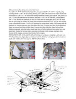 full size printed plans scale !:8 control line "mentor" t-34a plus cockpit details.