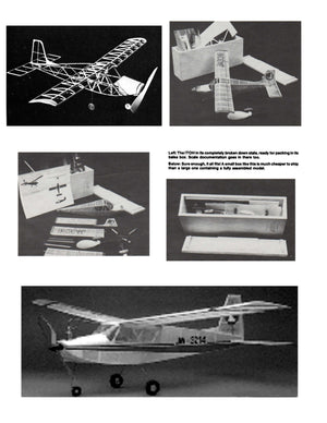 full size printed plans peanut scale itoh 62-160 1960's japanese light plane