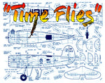 full size printed plans scale 1:16  control line capt. frank hawks "time flies"