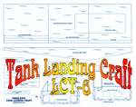 buil a semi scale 1:30- 1:35  ank landing craft lct-6 for radio control full size printed plan