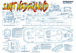 full size printed plan to build 1:50 scale r/c dutch harbour tug smit nederland