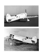 full size printed plans scale 1:16  control line capt. frank hawks "time flies"